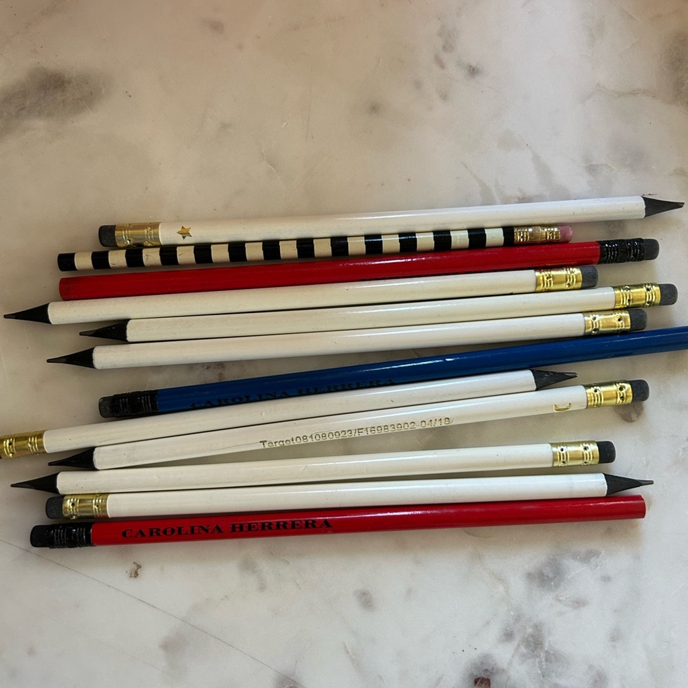 Carolina Herrera Designer Pencils Set